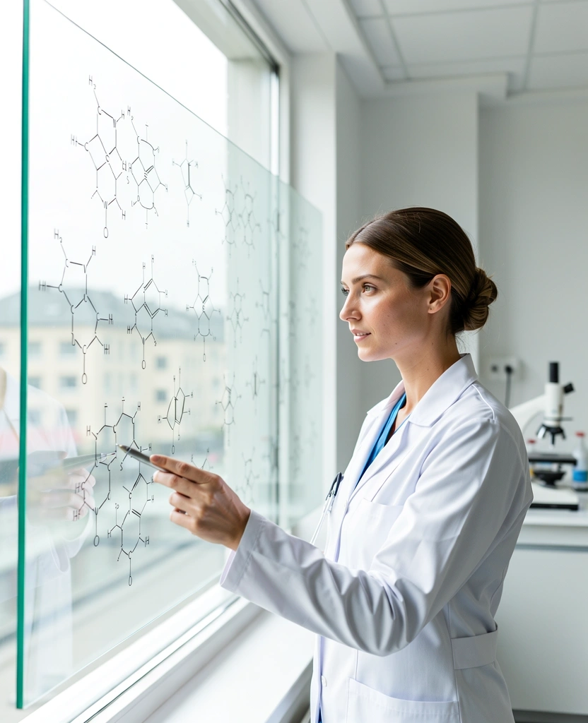 Ernährungswissenschaftler bei der Analyse